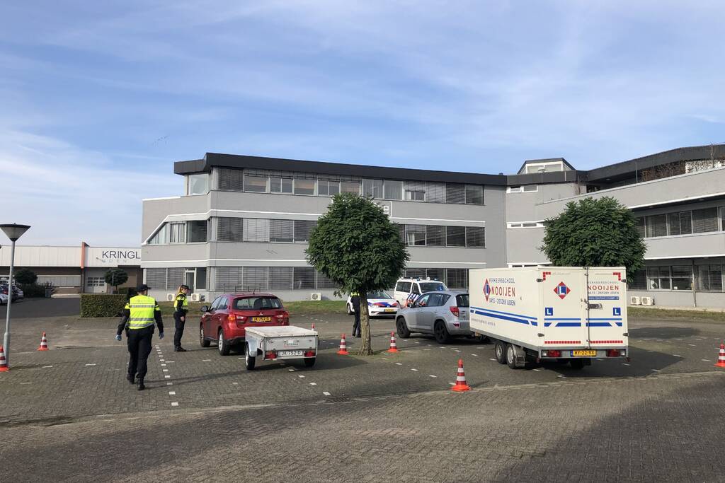 Verkeerscontrole op aanhangers