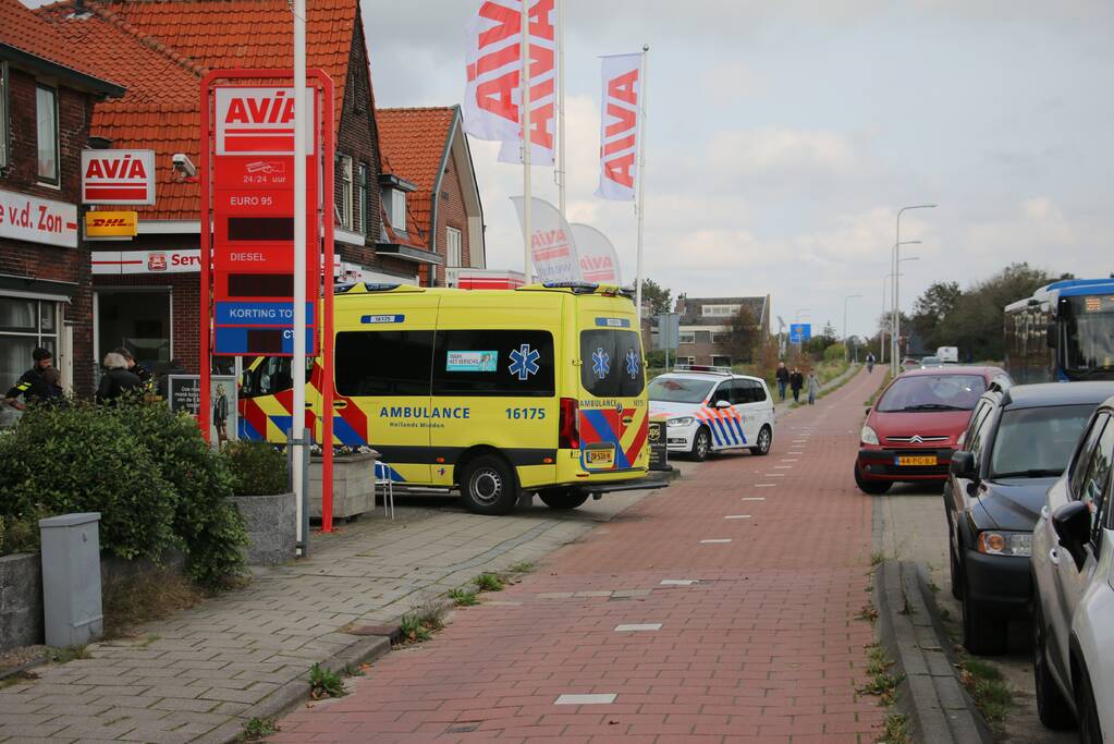 Scooterrijder gewond na schrikreactie