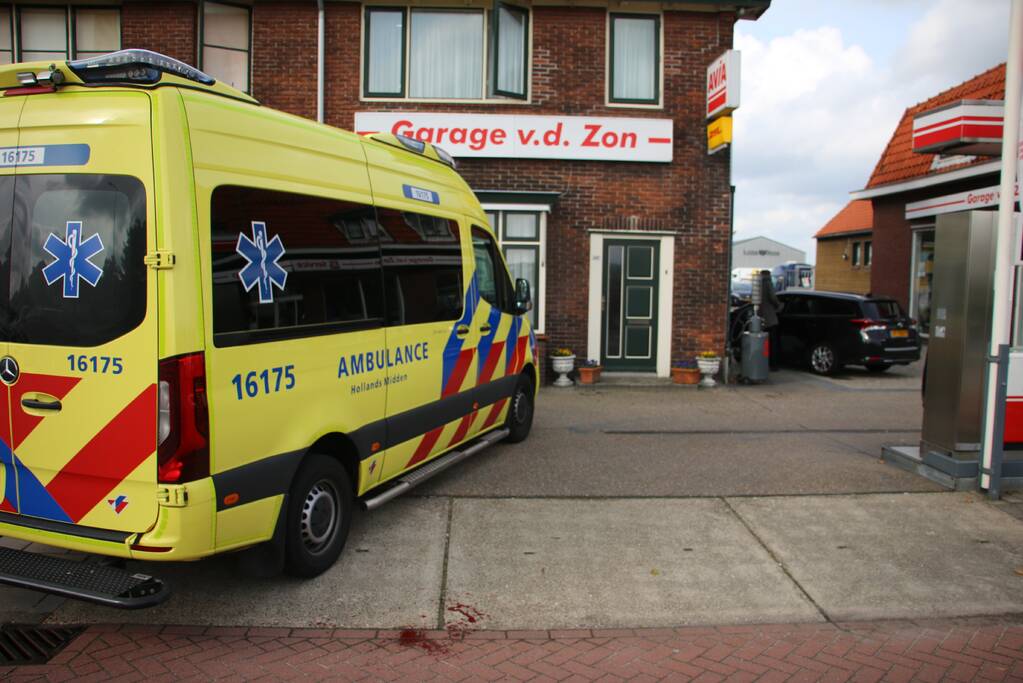 Scooterrijder gewond na schrikreactie