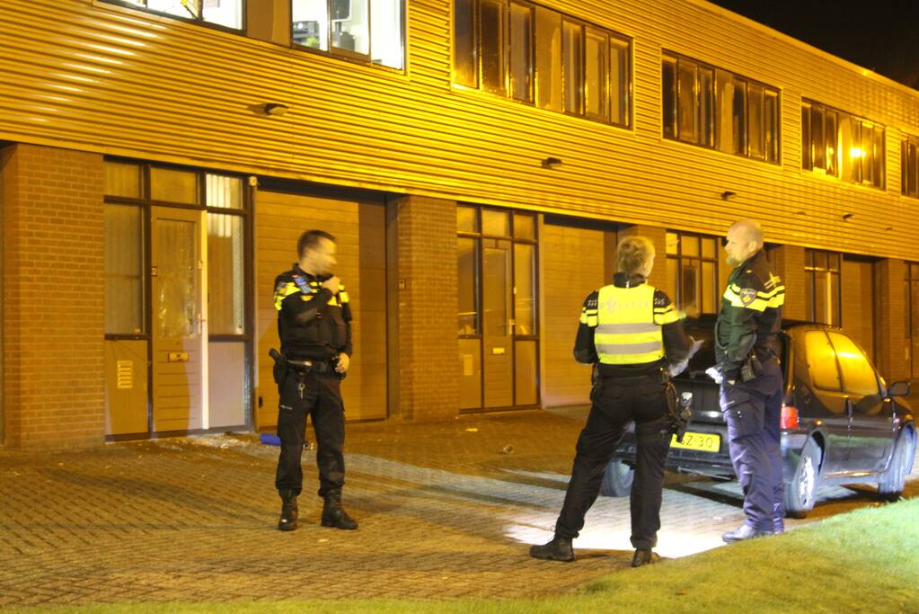 Persoon gewond na vernieling met lachgas tank