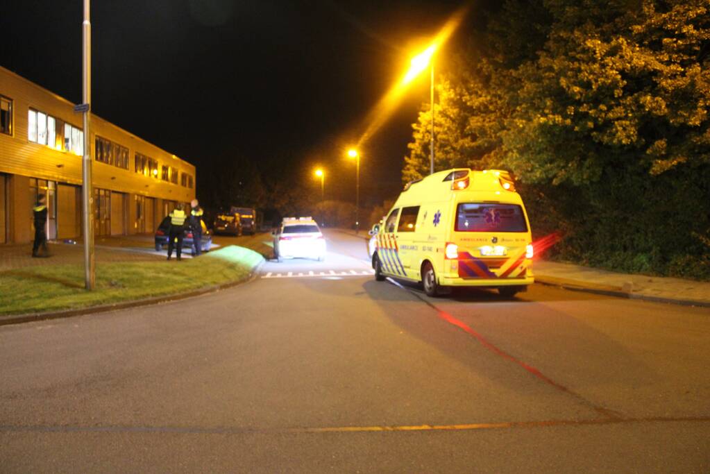 Persoon gewond na vernieling met lachgas tank