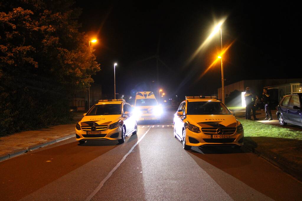 Persoon gewond na vernieling met lachgas tank