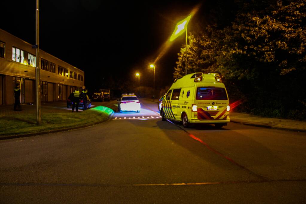 Persoon gewond na vernieling met lachgas tank