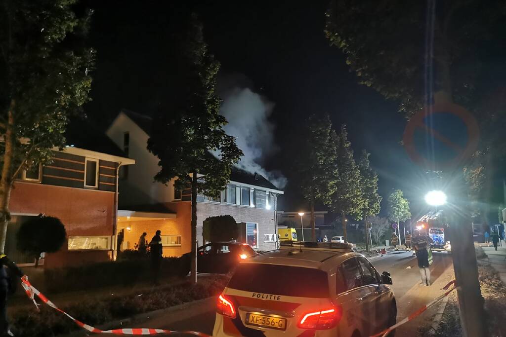 Vier gewonden bij felle woningbrand