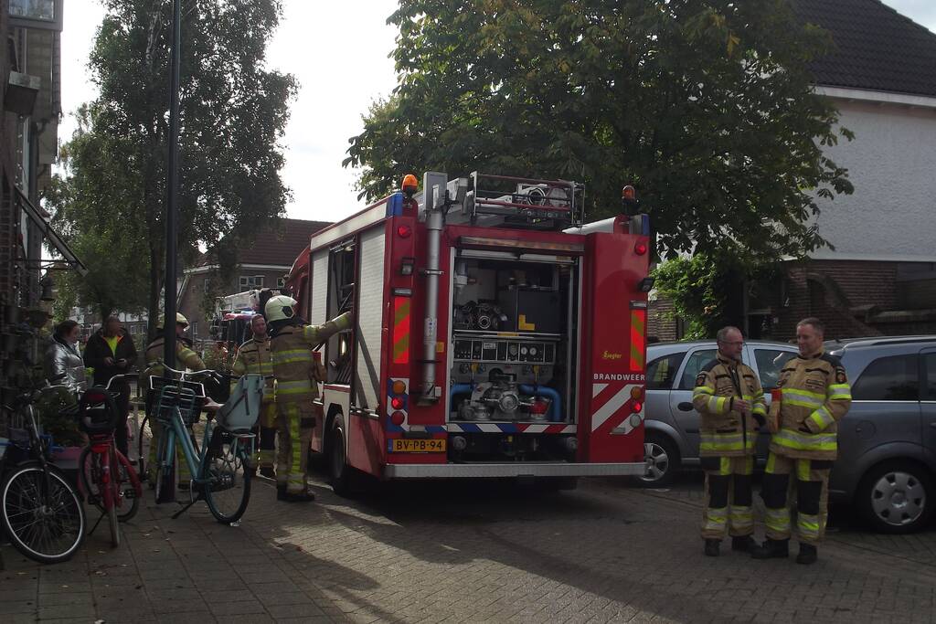 Brand in woning in Bunnepe