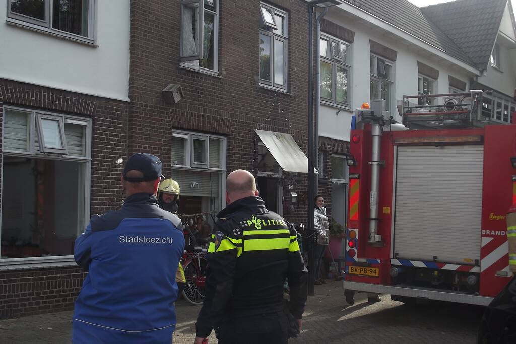 Brand in woning in Bunnepe