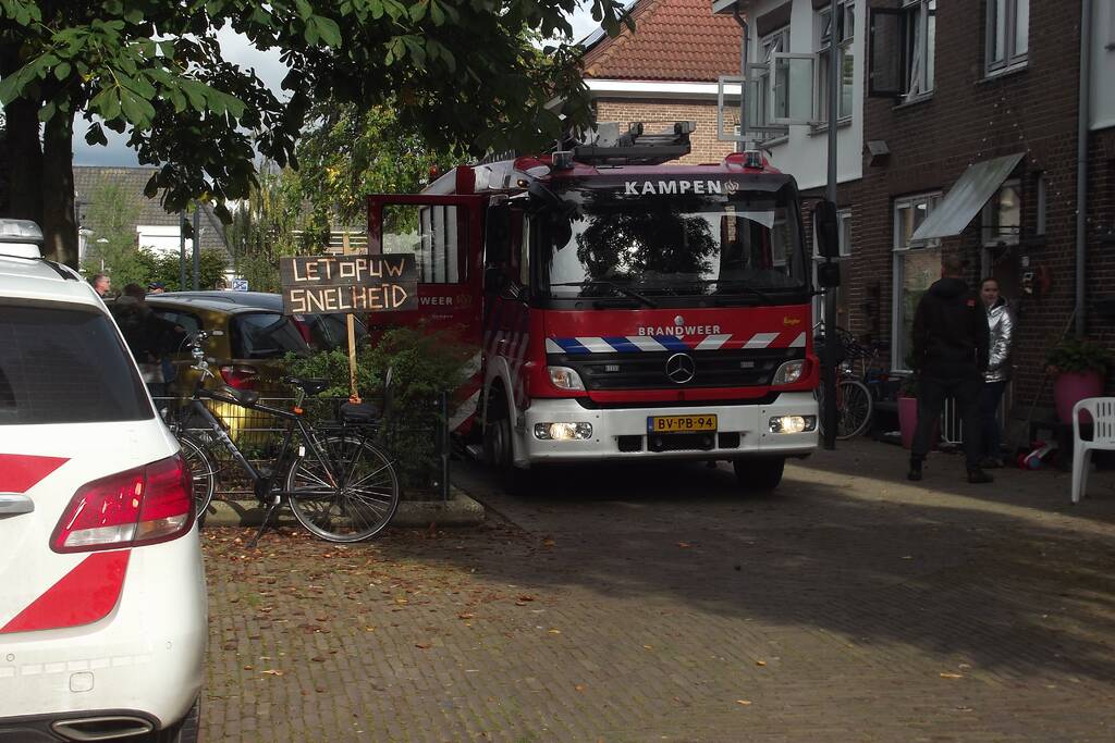Brand in woning in Bunnepe