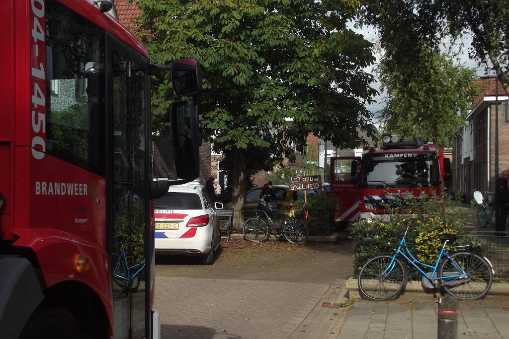 Brand in woning in Bunnepe