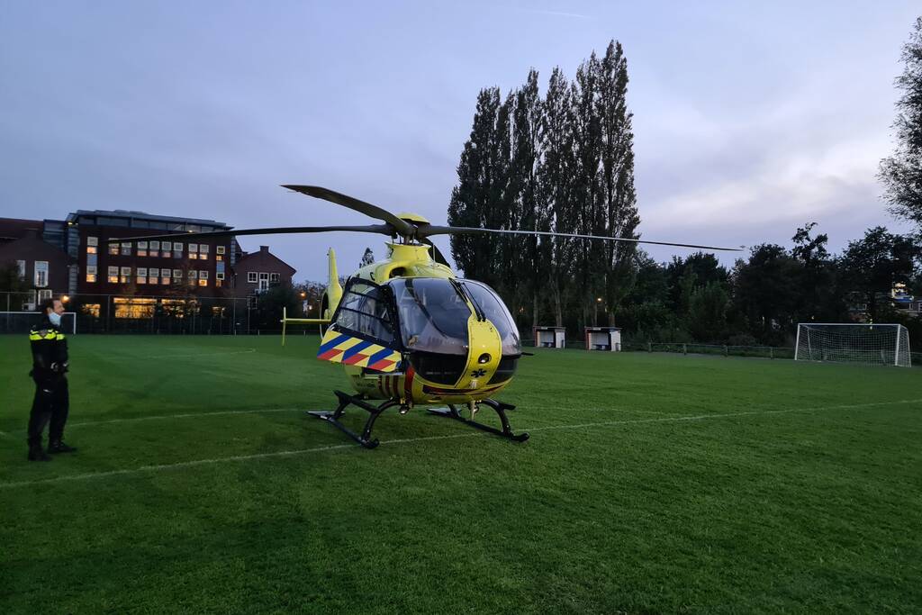 Traumahelikopter ingezet voor incident in woning