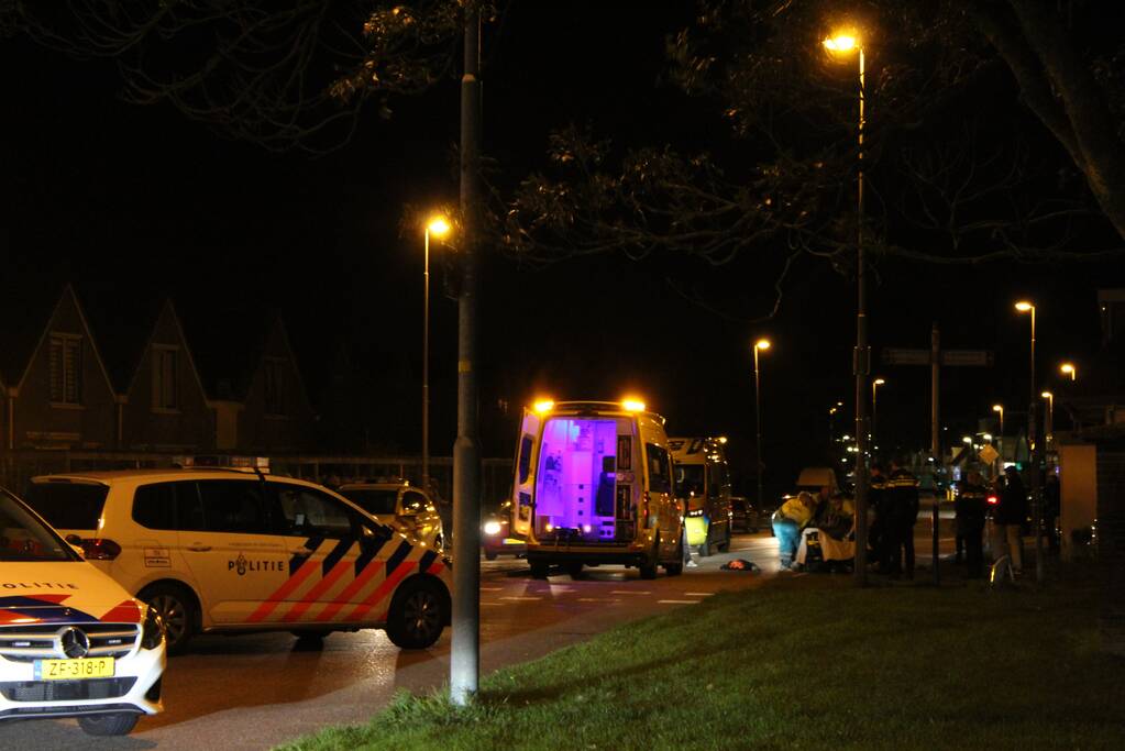 Vrouw raakt gewond bij ongeval