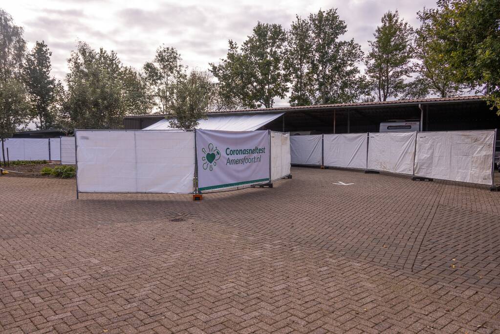 Eerste Corona-snelteststraat in Amersfoort geopend