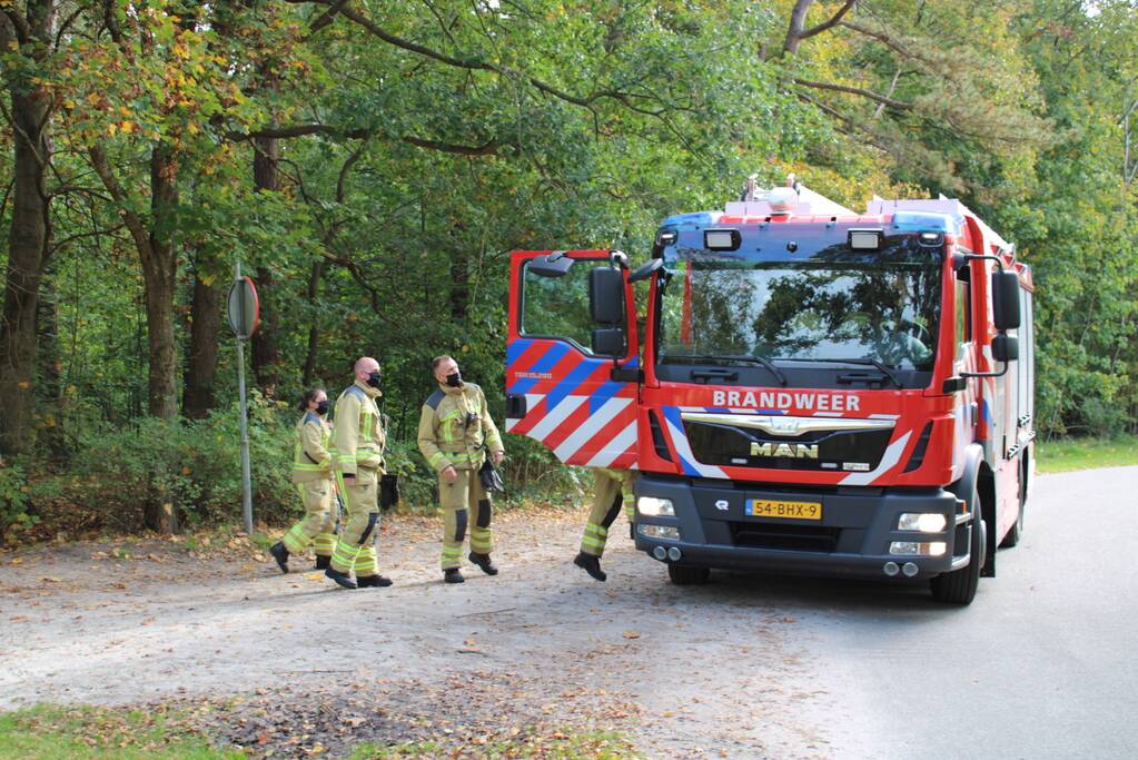 Brand in bos bagelhuiseplas