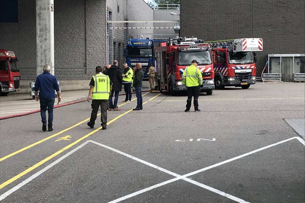 Brand in bedrijf Bakker Barendrecht