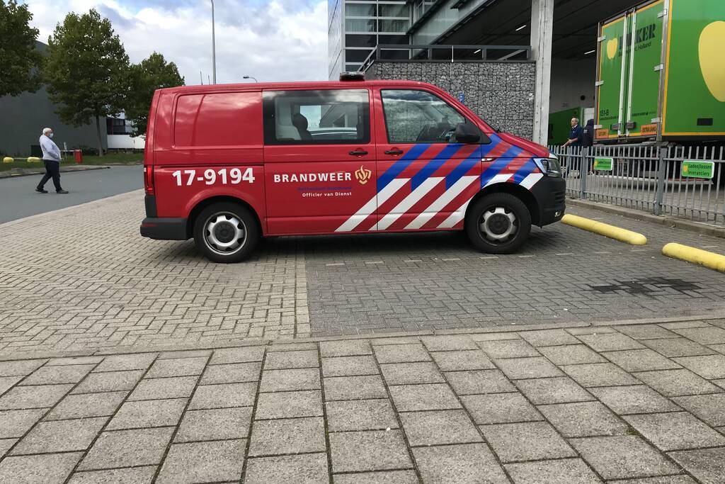 Brand in bedrijf Bakker Barendrecht