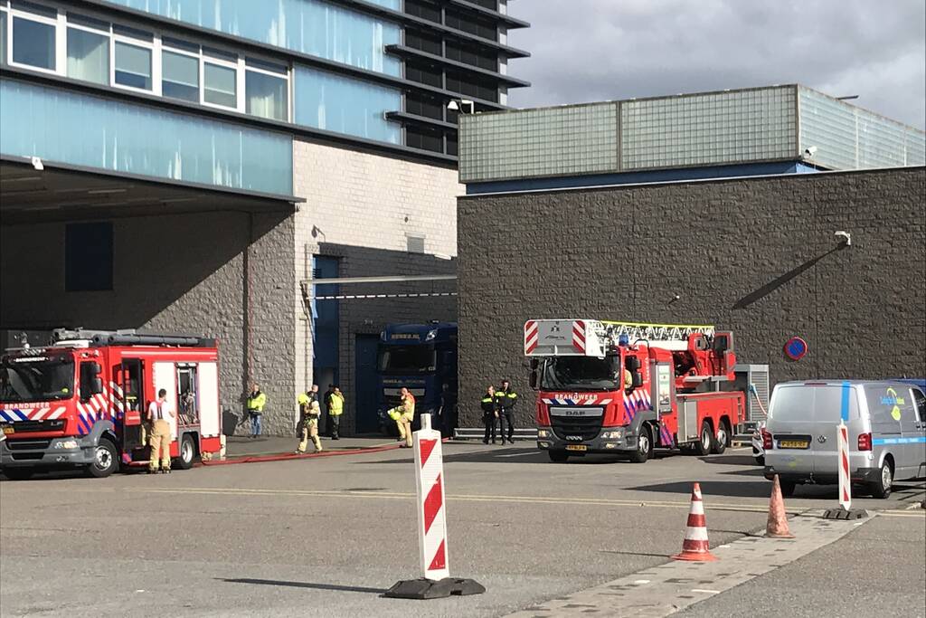 Brand in bedrijf Bakker Barendrecht