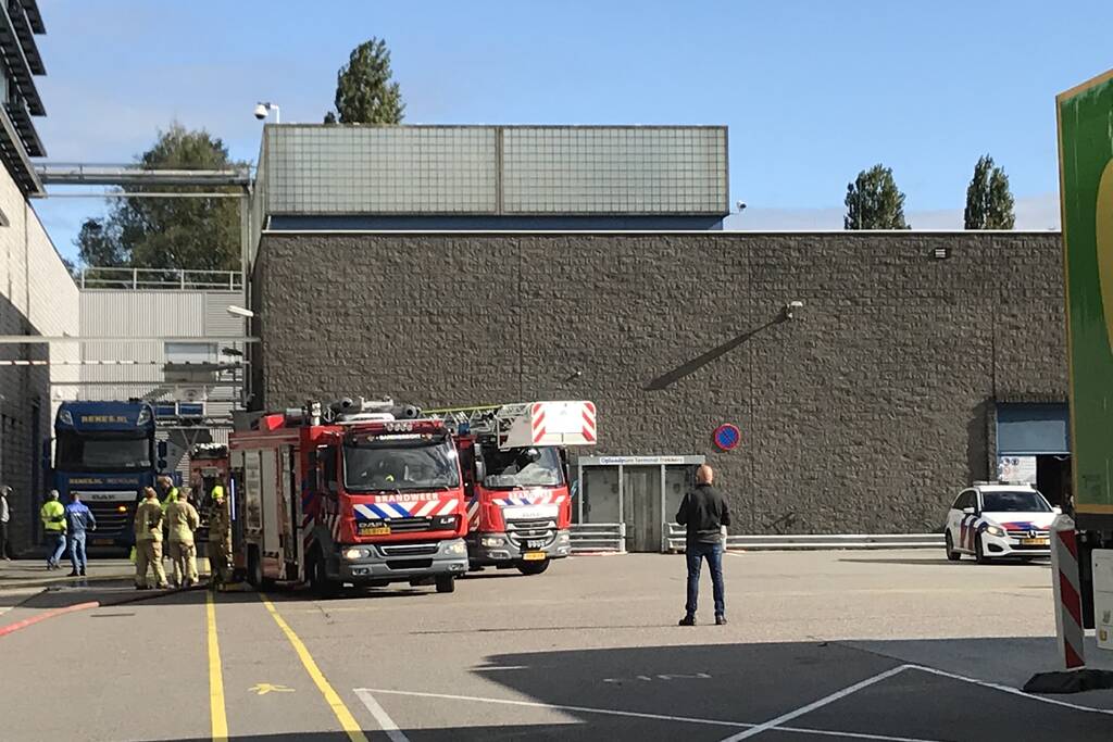 Brand in bedrijf Bakker Barendrecht