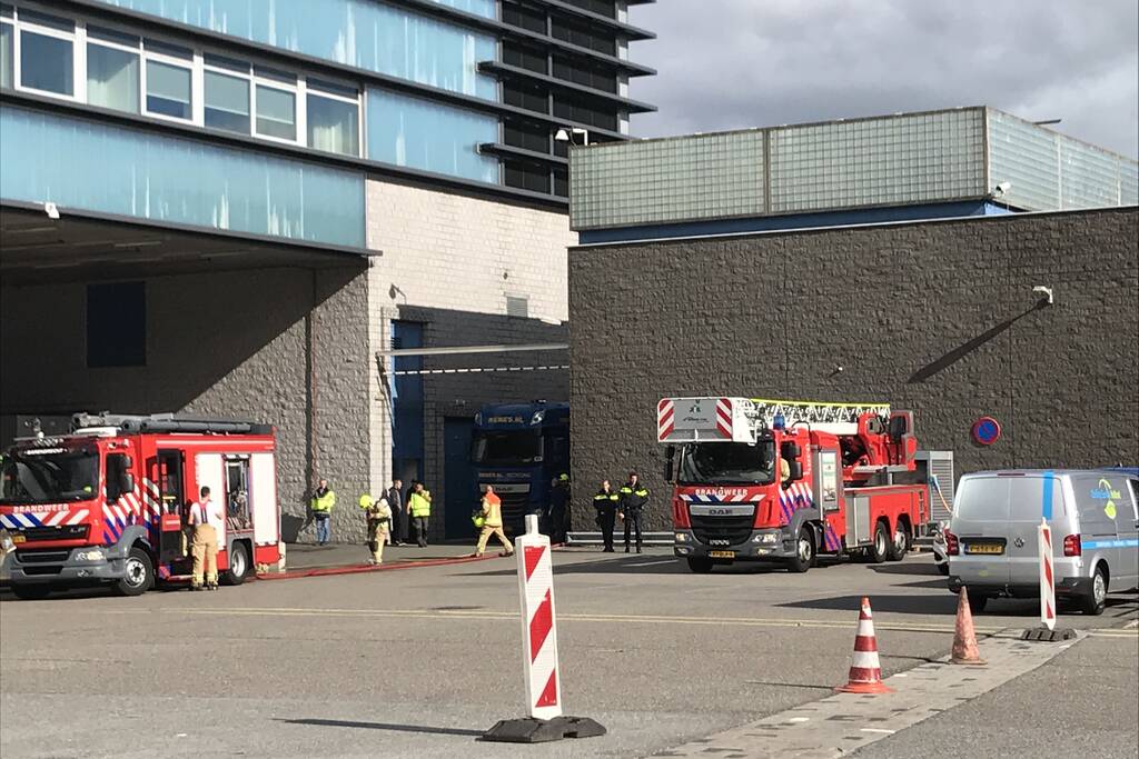 Brand in bedrijf Bakker Barendrecht