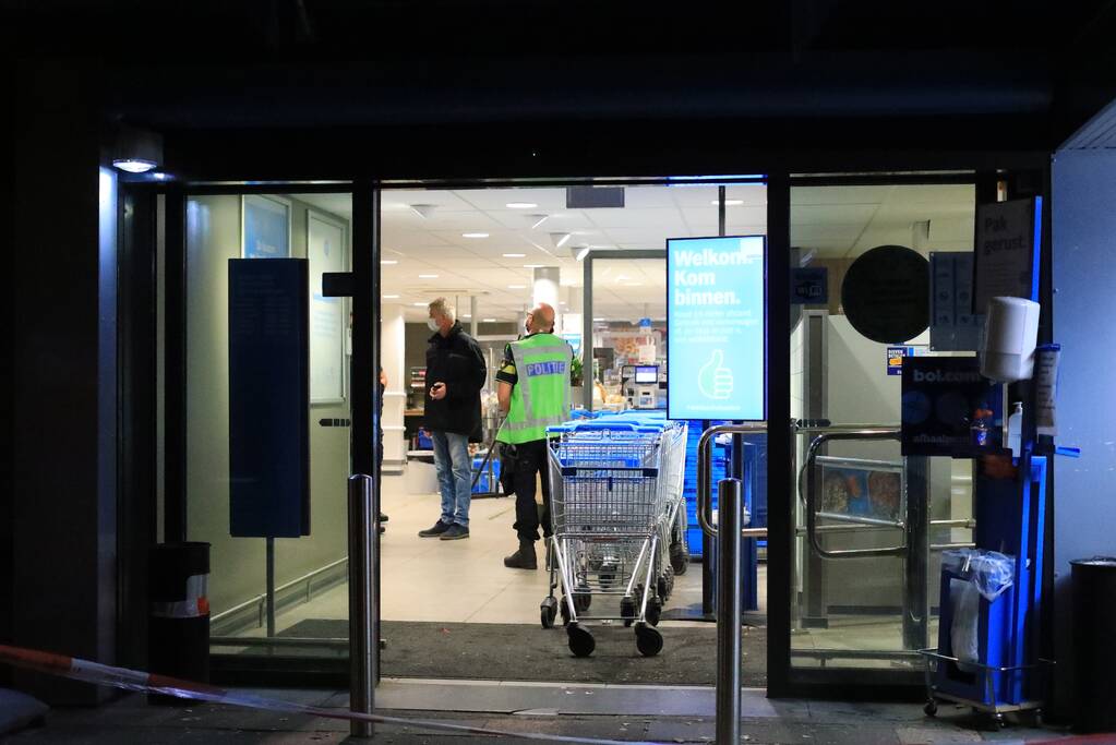 Overval op supermarkt Albert Heijn