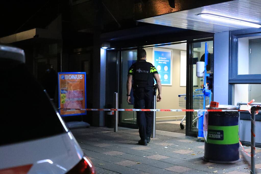 Overval op supermarkt Albert Heijn