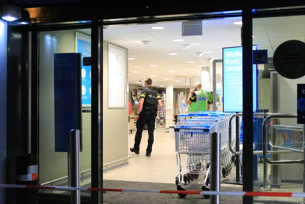 Overval op supermarkt Albert Heijn