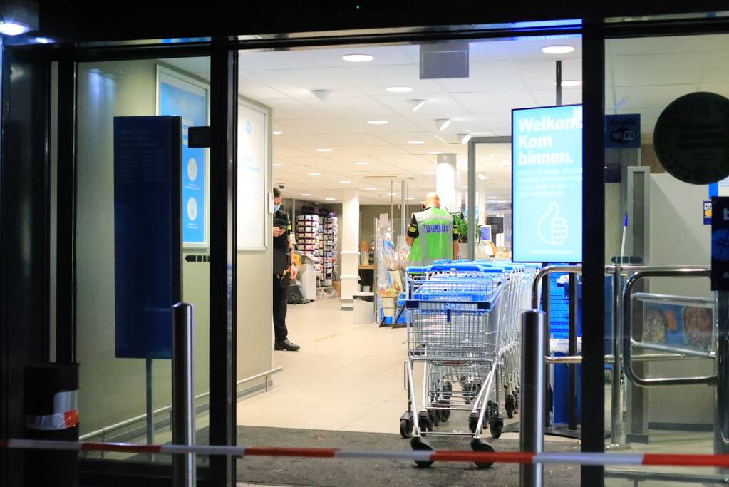 Overval op supermarkt Albert Heijn