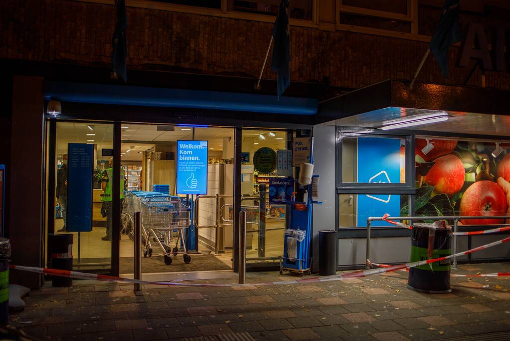 Overval op supermarkt Albert Heijn