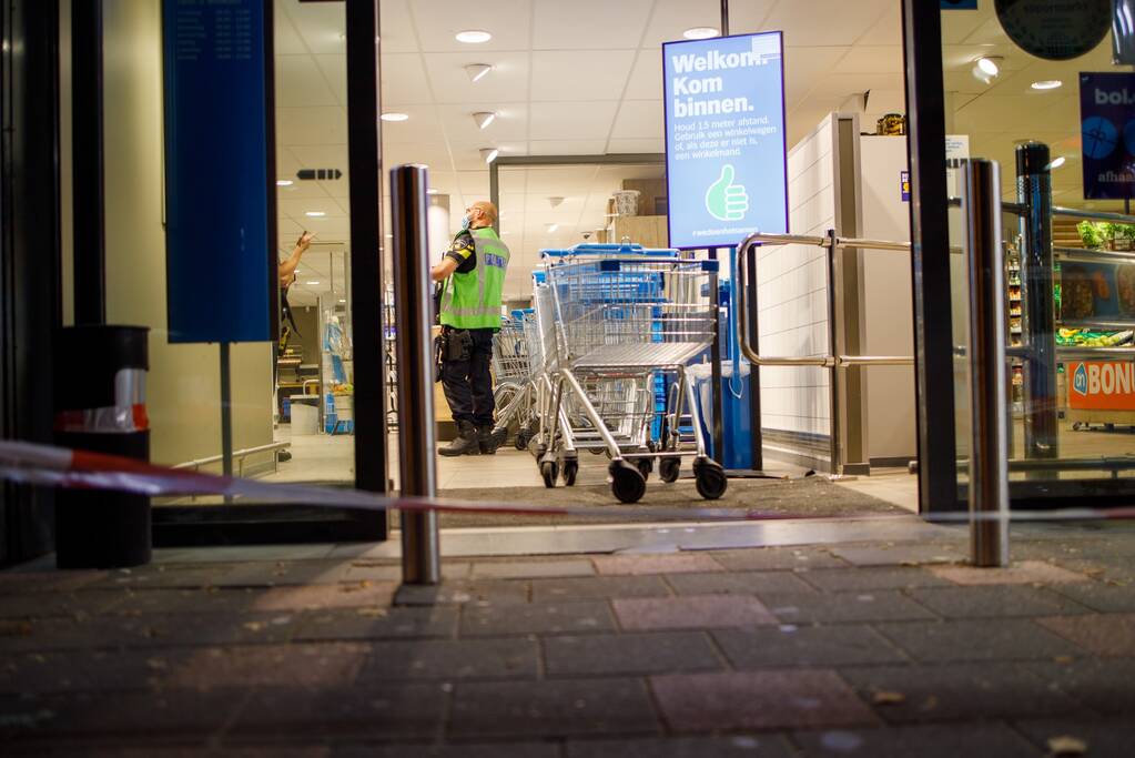 Overval op supermarkt Albert Heijn