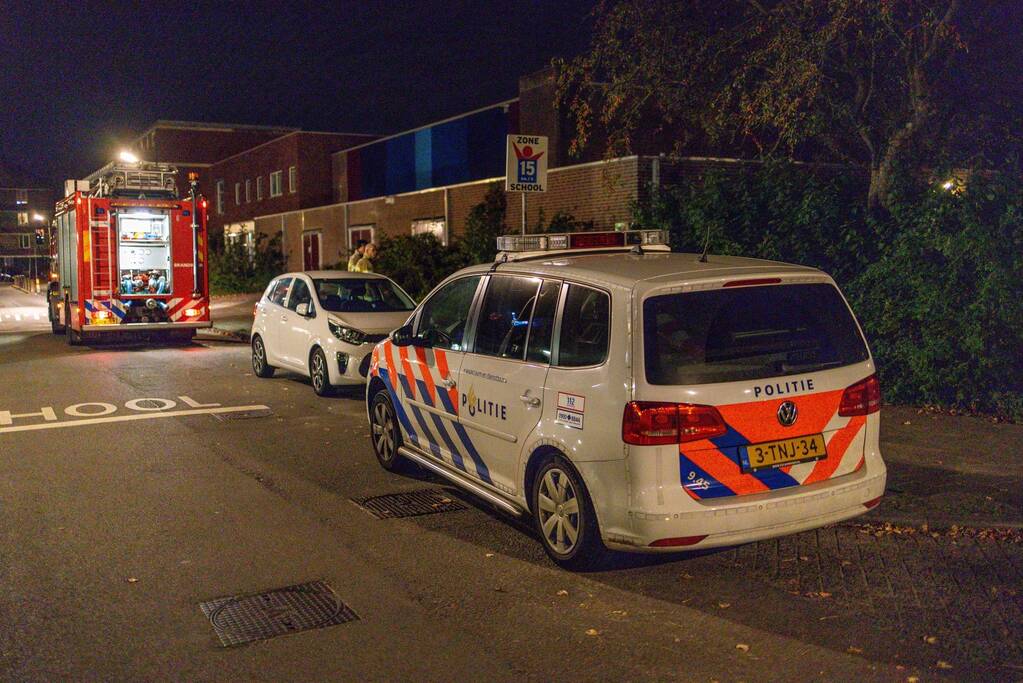 Toegangsdeur opgeblazen van sporthal