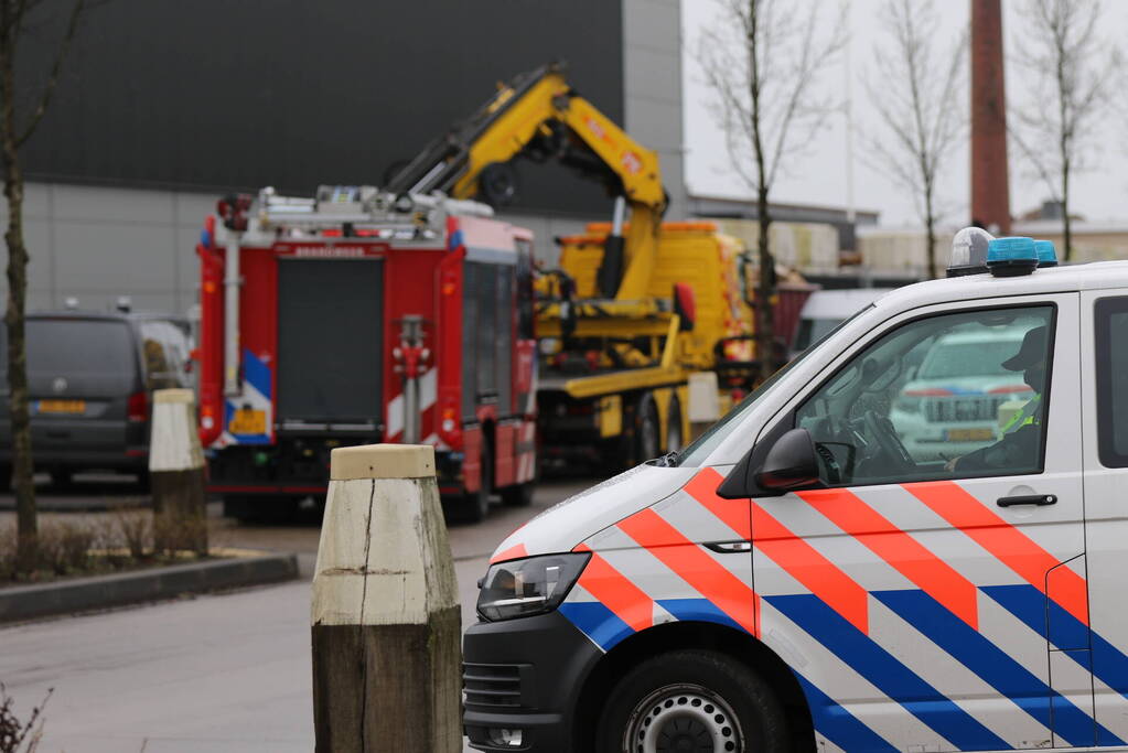Politie-inval bij recyclingbedrijf