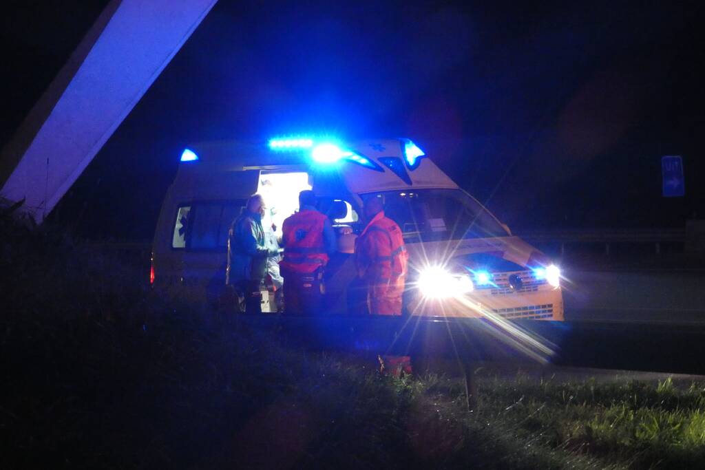 Gewonden bij aanrijding op snelweg