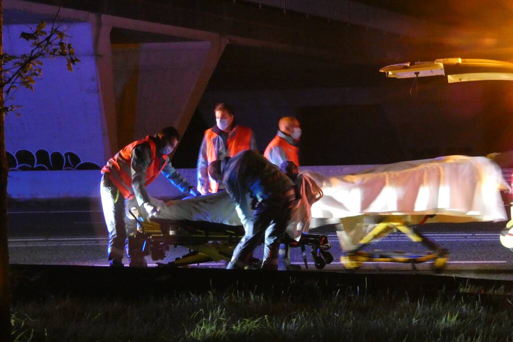 Gewonden bij aanrijding op snelweg