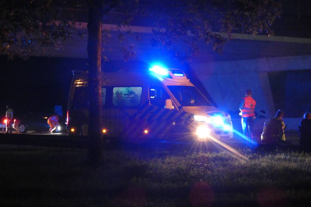 Gewonden bij aanrijding op snelweg