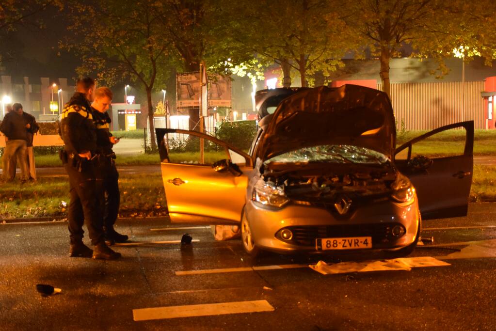 Ravage na botsing met meerdere personenauto's
