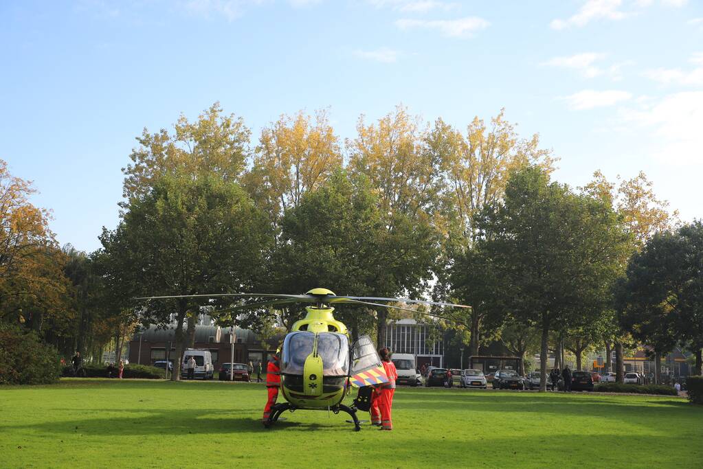 Traumahelikopter ingezet bij incident in flat
