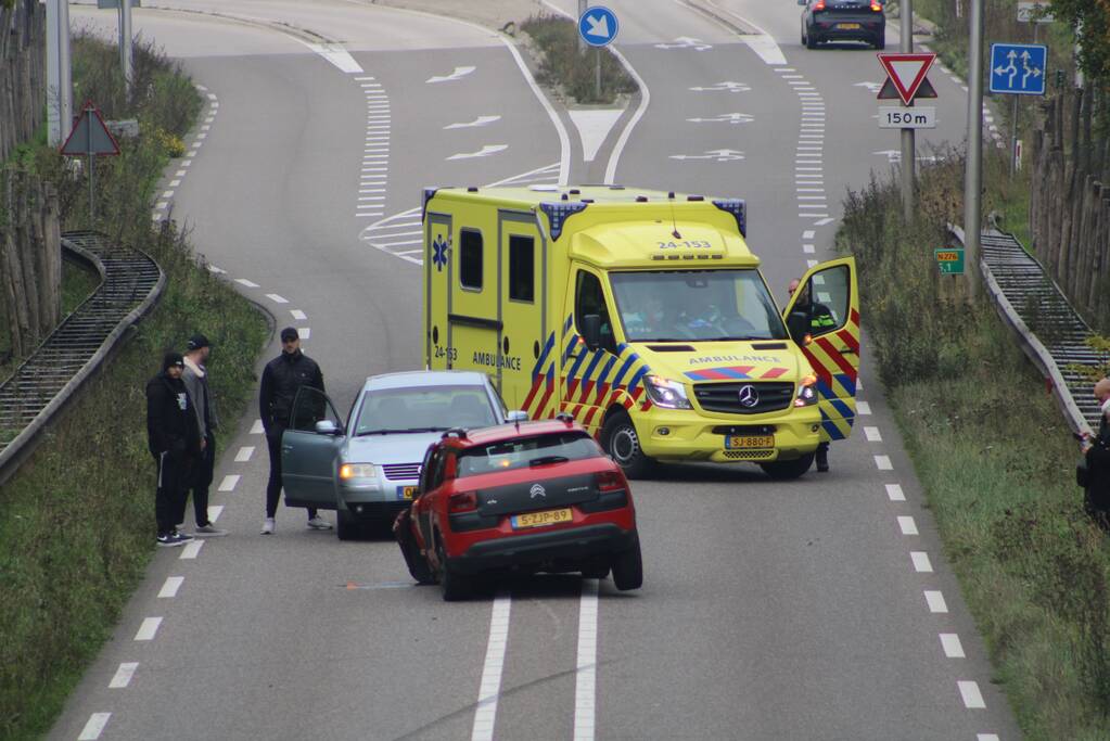 Botsing zorgt voor grote verkeershinder