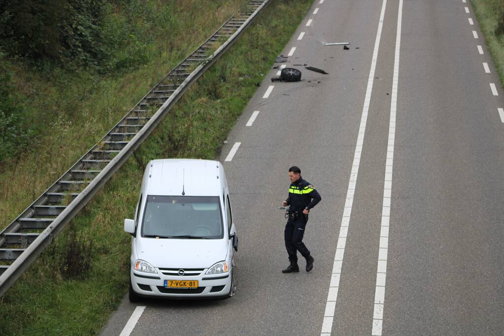 Botsing zorgt voor grote verkeershinder