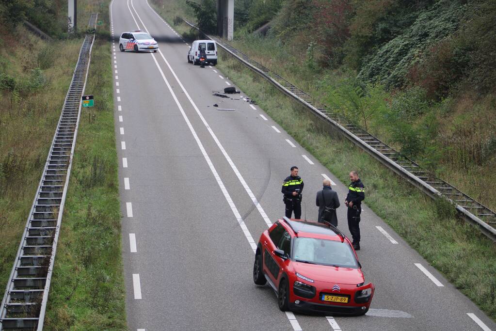 Botsing zorgt voor grote verkeershinder