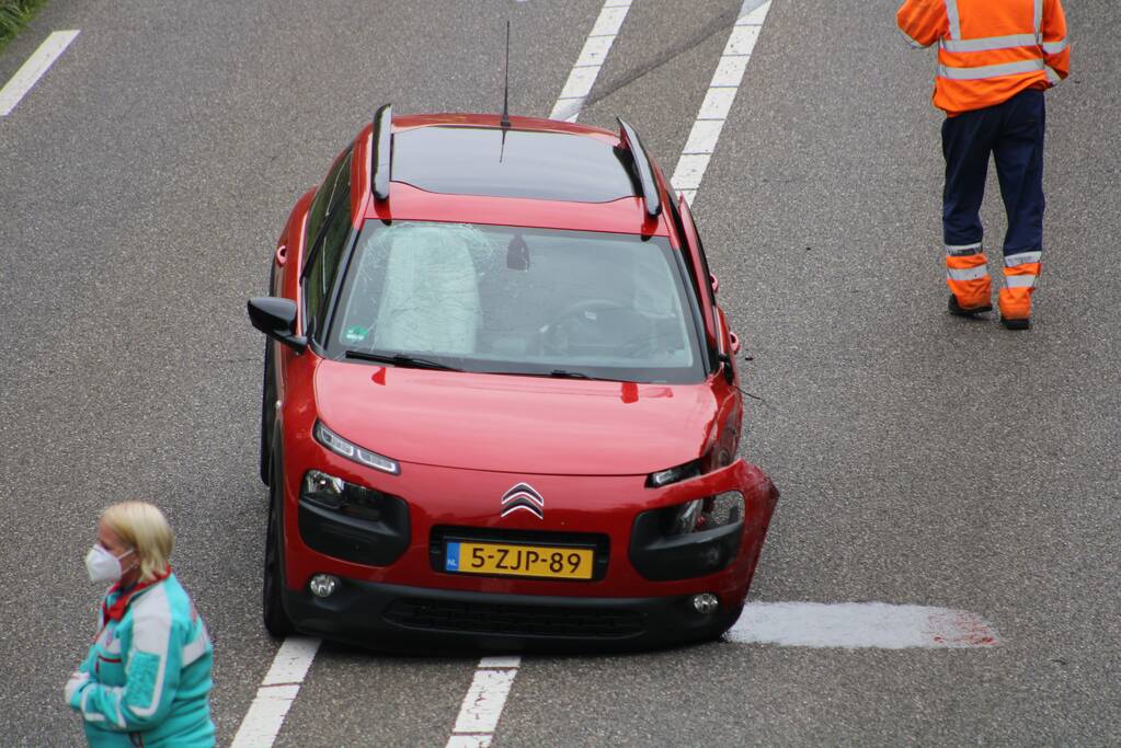 Botsing zorgt voor grote verkeershinder