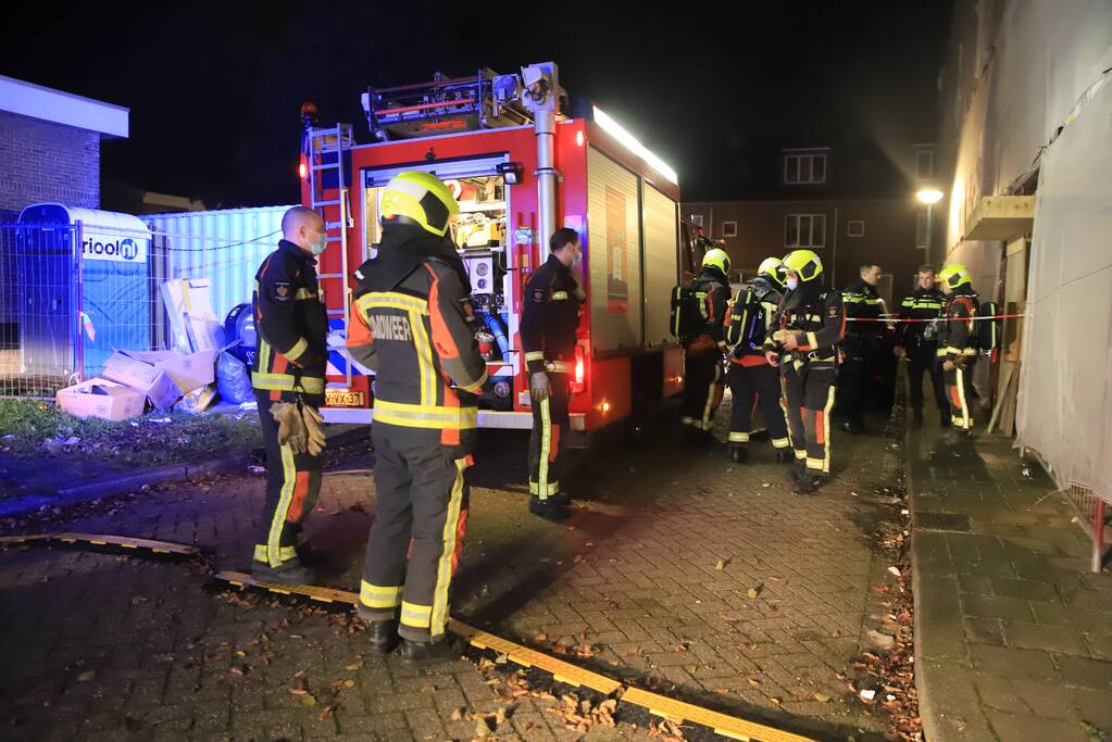 Brandstichting in kelderbox van flat