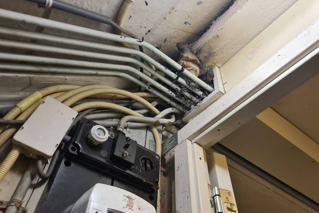 Brandstichting in kelderbox van flat