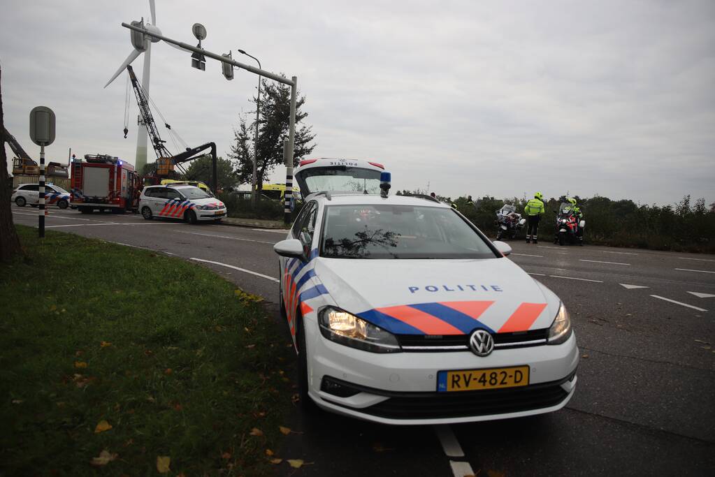 Veel hulpverleners aanwezig bij incident