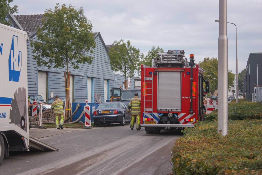 Gaslekkage na graafwerkzaamheden
