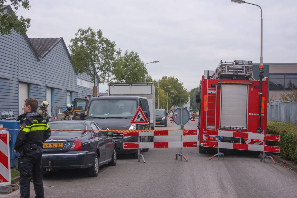 Gaslekkage na graafwerkzaamheden