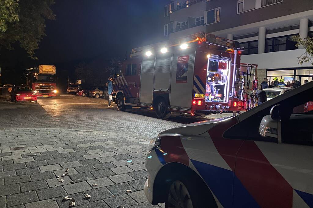 Meerdere bewoners geëvacueerd bij brand in appartementencomplex