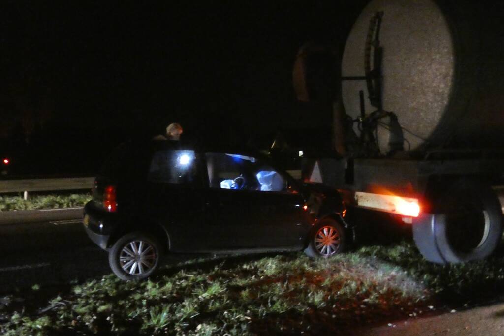 Gewonde bij aanrijding met tractor