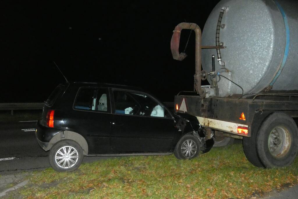 Gewonde bij aanrijding met tractor