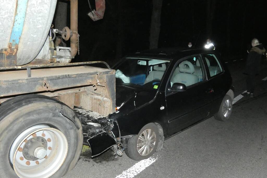 Gewonde bij aanrijding met tractor