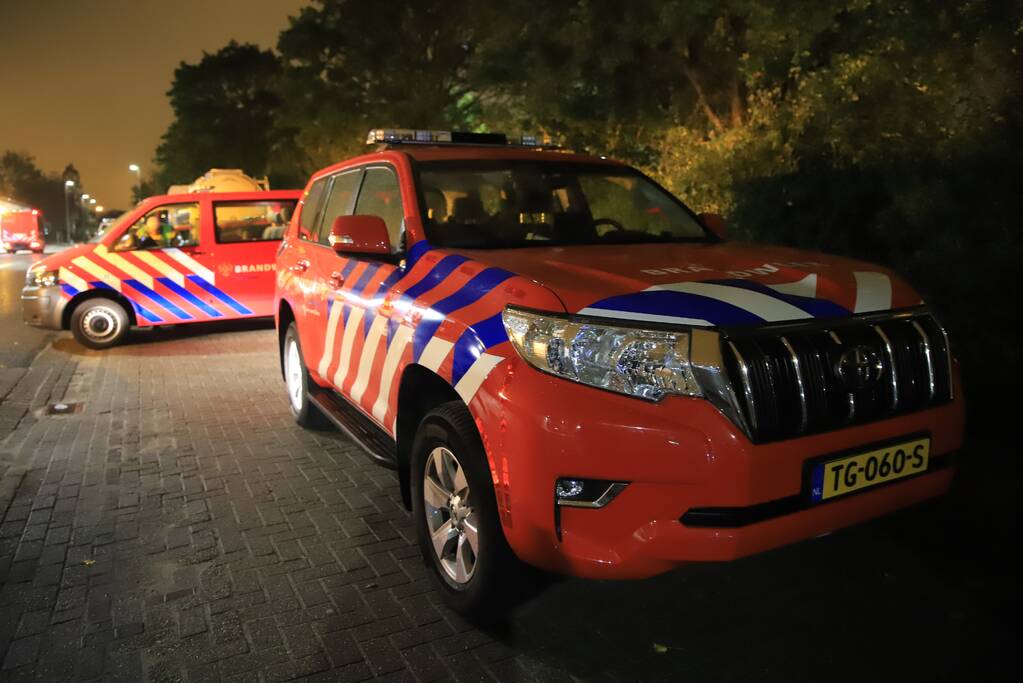 Grote brand in bedrijfspand