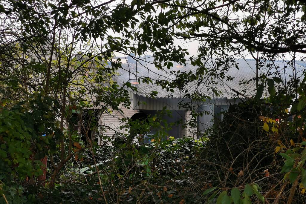 Uitslaande brand in schuur