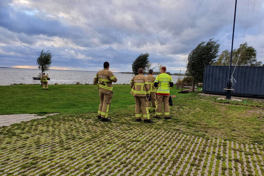 Noodsignaal waargenomen op Wolderwijd